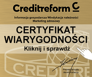 Certyfikat wiarygodności - POLSTAL
